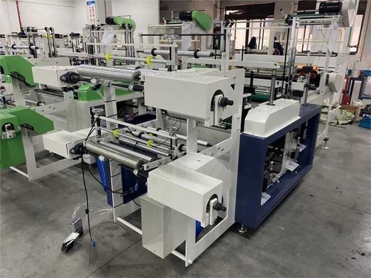 SHXJ-A High Speed Continuous -Rolled Bag Making Machine